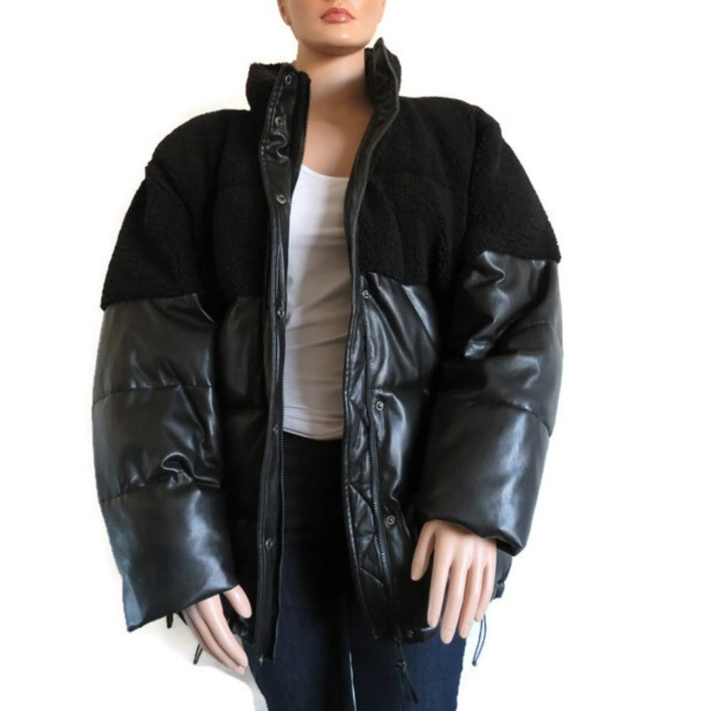 GOOD AMERICAN Women's Cocoon Puffer Coat Plus Size XXXL NWT - Picture 7 of 9
